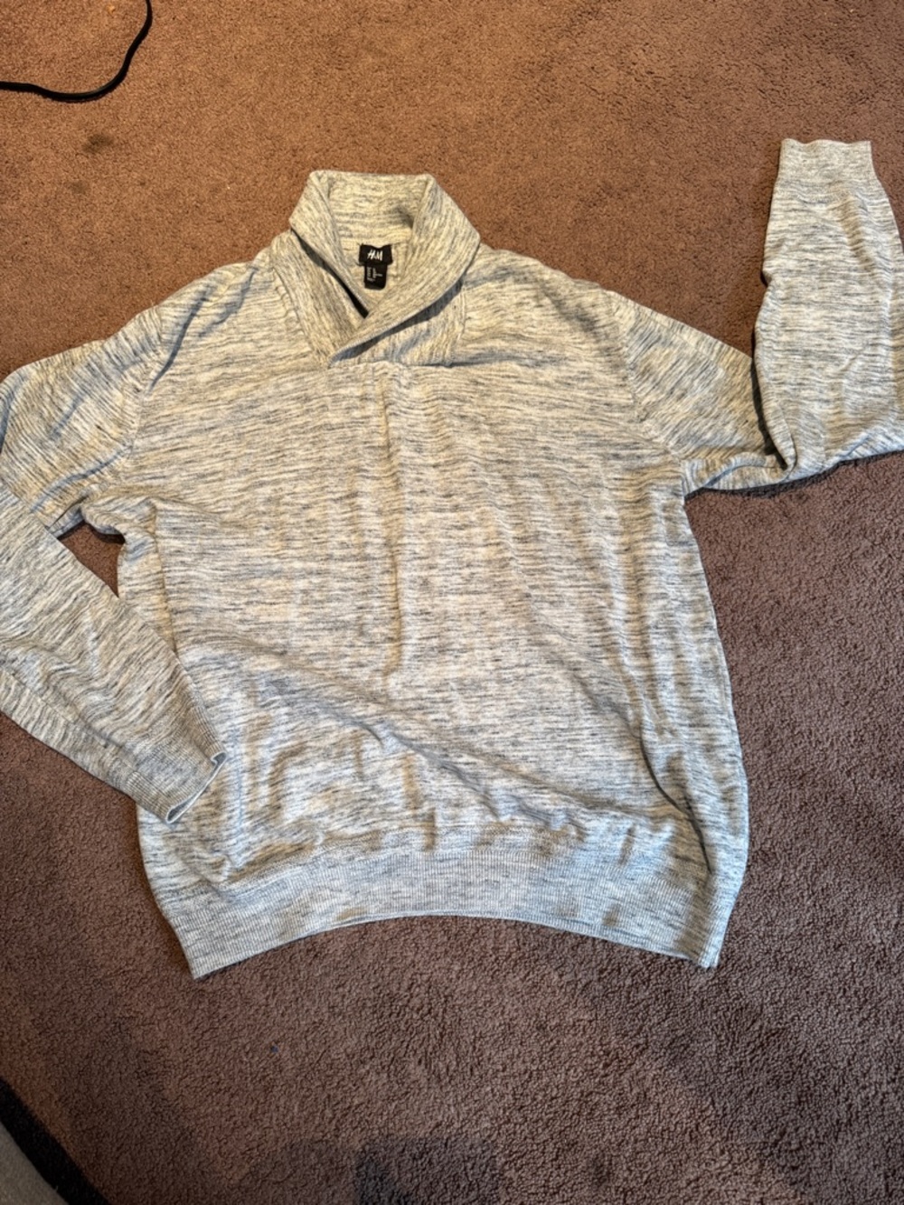 H&M Men’s Light Gray Turtleneck Sweater